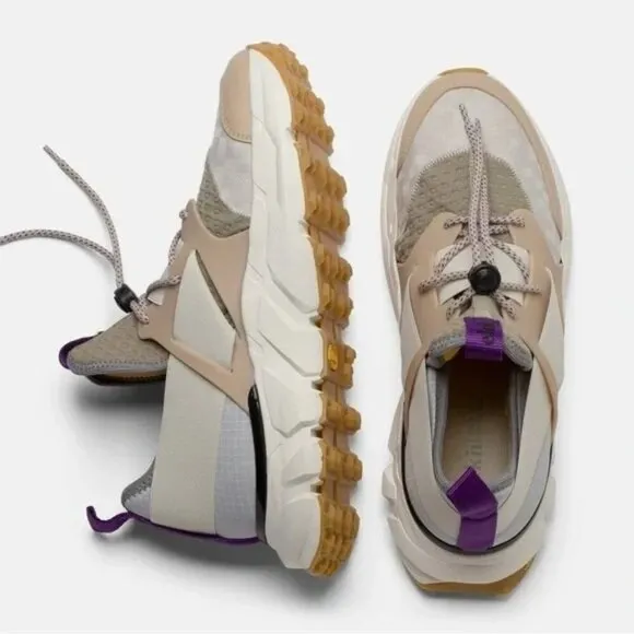 NEW EKN X Free People Liana Sneakers Tan Purple Maracuja Vegan EU 37 US 6