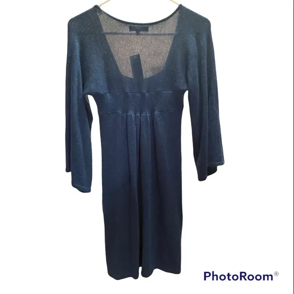 NEW EXPRESS RELAXFIT BLUE KNIT SWEATER DRESS  ⭐️⭐️⭐️⭐️⭐️