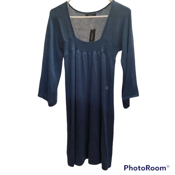 NEW EXPRESS RELAXFIT BLUE KNIT SWEATER DRESS  ⭐️⭐️⭐️⭐️⭐️