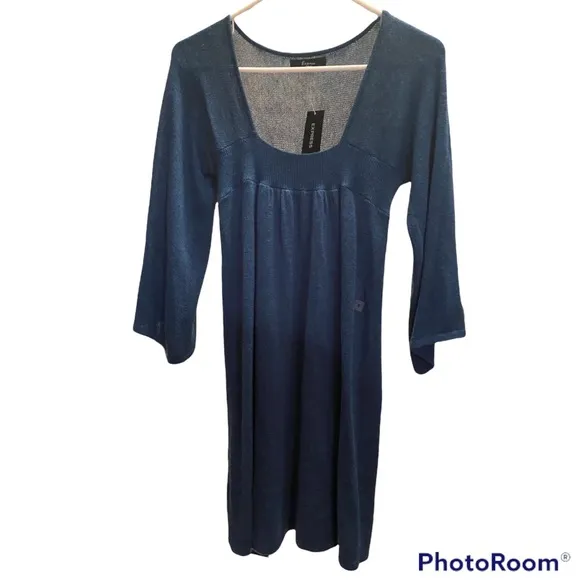 NEW EXPRESS RELAXFIT BLUE KNIT SWEATER DRESS  ⭐️⭐️⭐️⭐️⭐️