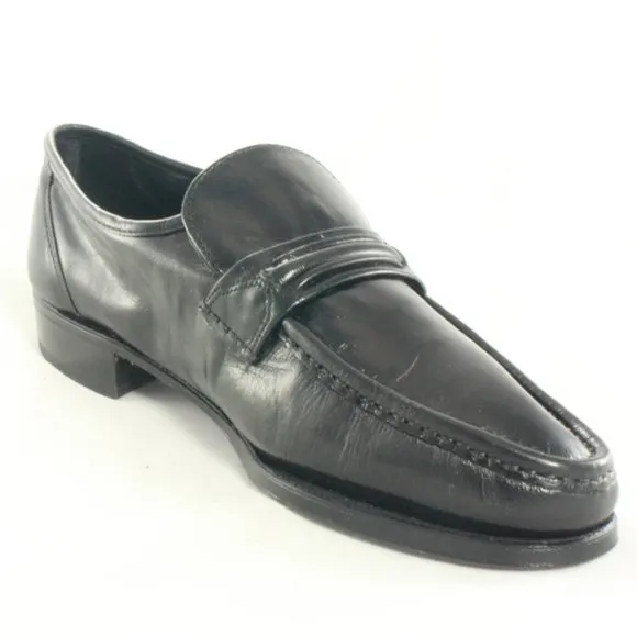 NEW FLORSHEIM Hand Made Moc Toe Penny Loafers