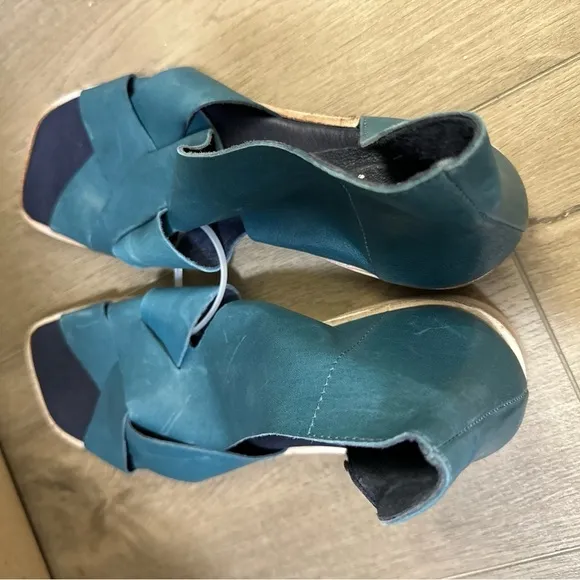 NEW! Free People Azure Blue Sun Valley Sandals - Size 38.5