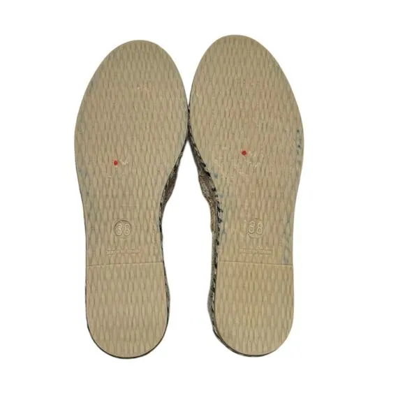 New! Free People Eden Double Stack Espadrilles - Size US 7.5 / EU 38