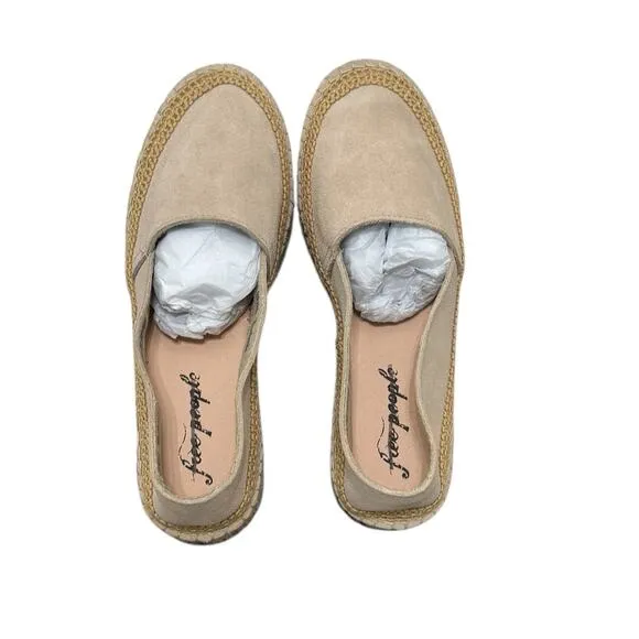 New! Free People Eden Double Stack Espadrilles - Size US 7.5 / EU 38