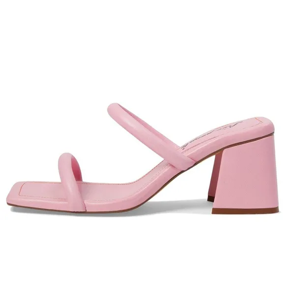 New Free People Parker Double Strap Heel Perfect Pink $128 - EU 38.5 (US 8) M