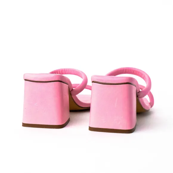 New Free People Parker Double Strap Heel Perfect Pink $128 - EU 38.5 (US 8) M