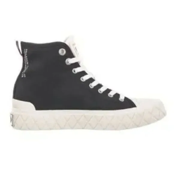 New Free People x Palladium Palla Ace Cvs Mid Black Hi-Top Sneakers US M 8 W9.5