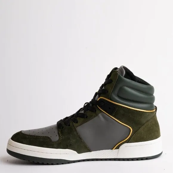 NEW FRESHY Bounce High Top Sneaker Olive/Gray Men's Size 10