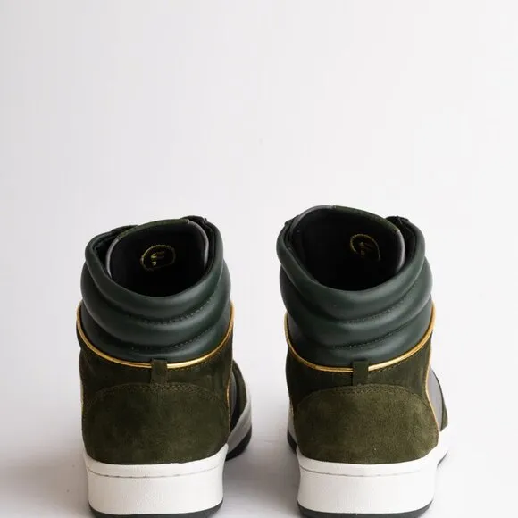 NEW FRESHY Bounce High Top Sneaker Olive/Gray Men's Size 10