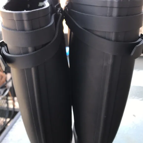 New HUNTER Black Calf Length Boots