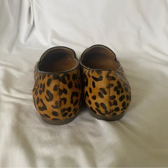 *NEW* J. Crew Calf Hair Animal Print Penny Loafers Size 6.5