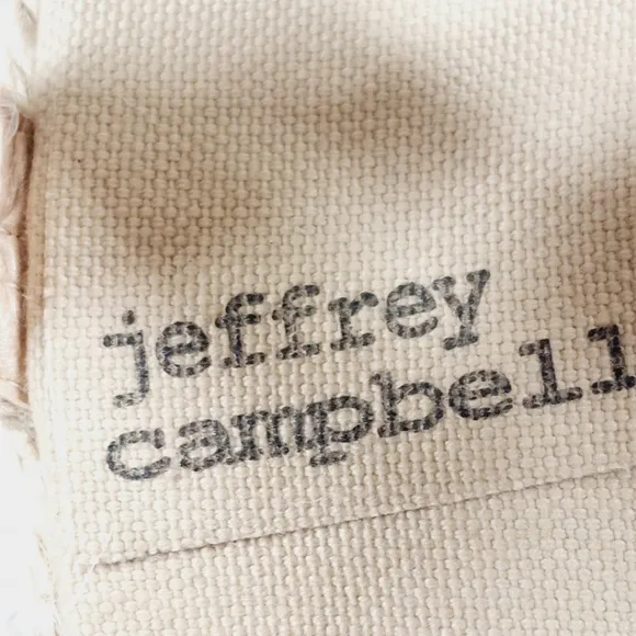 NEW Jeffrey Campbell’s Braided Espadrilles Buckle Ankle Strap Wedge Sandals W866