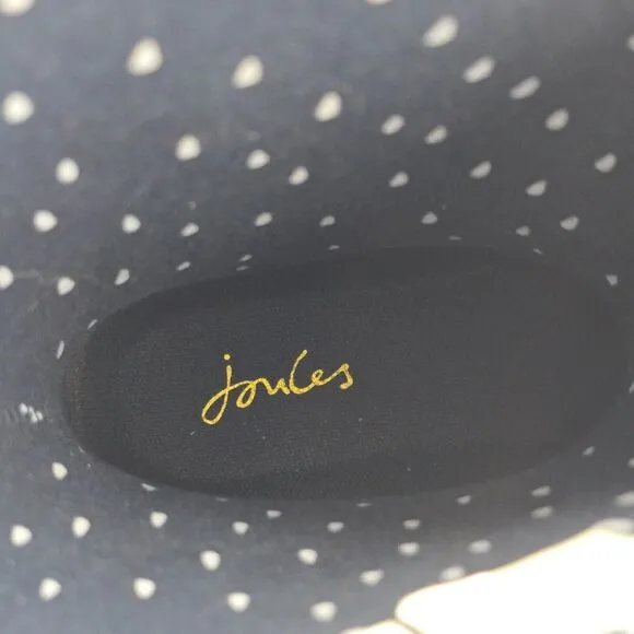 New‎ Joules Rain Boots Mid Calf Molly Welly Blue Rainbow Dogs Size US: 6 UK: 4
