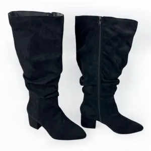 NEW! Lane Bryant Black Dream Cloud Extra Wide Calf Slouchy Tall Boots