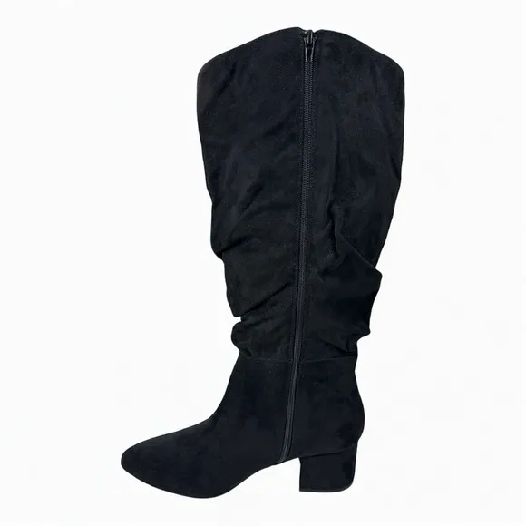 NEW! Lane Bryant Black Dream Cloud Extra Wide Calf Slouchy Tall Boots
