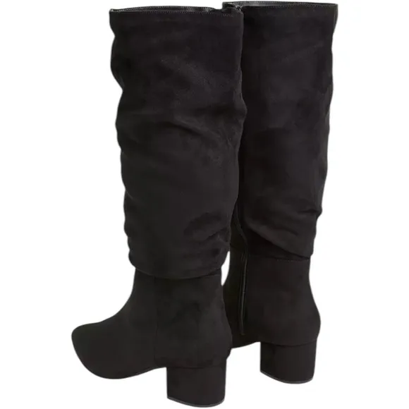 NEW! Lane Bryant Black Dream Cloud Extra Wide Calf Slouchy Tall Boots