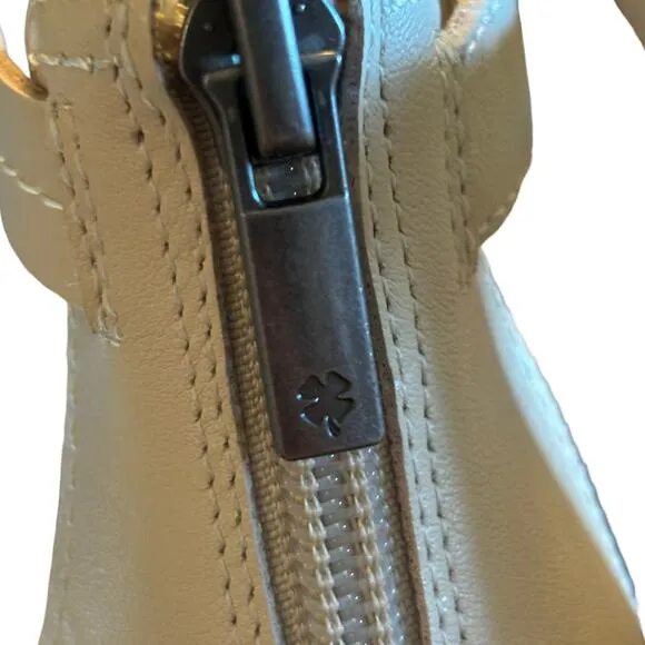 New Lucky Brand Nayda Sandals Women's Size 11 M Buff Tan Neutral Leather Zip