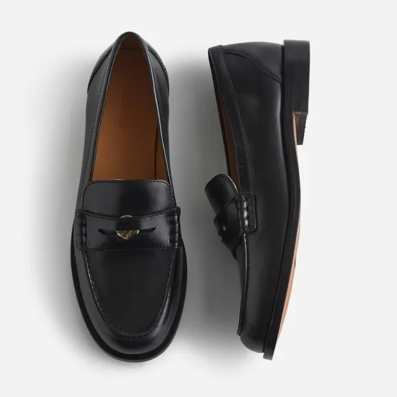 New! Madewell The Grayson Leather Penny Loafer 8