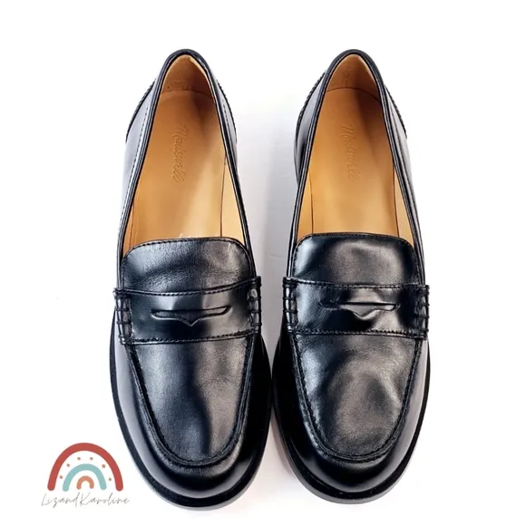New! Madewell The Grayson Leather Penny Loafer 8