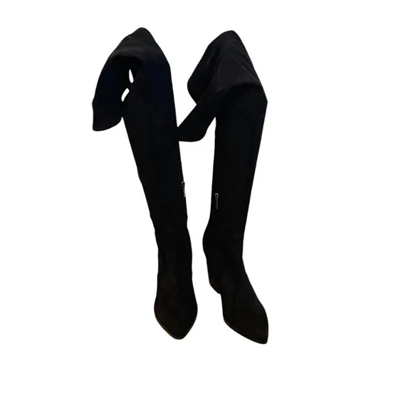 NEW MARC FISHER Women's Black Arletta Over The Knee Boots/Booties Size 8.5 M