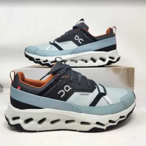 New men's 11 ON Cloudhorizon WP waterproof hiking shoes Lead / Mineral sneakers