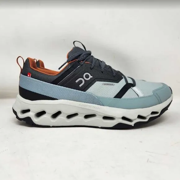 New men's 11 ON Cloudhorizon WP waterproof hiking shoes Lead / Mineral sneakers