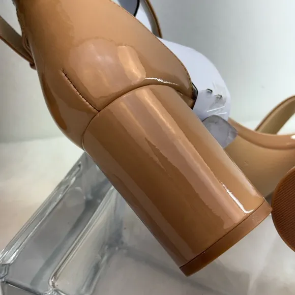 NEW NINE WEST PRUCE ANKLE STRAP BLOCK HEEL SANDALS
