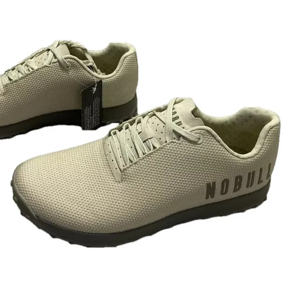 NEW NOBULL Unisex SF Trainer Low Sneakers Size W12.5/M11 Balance Beige Comfort