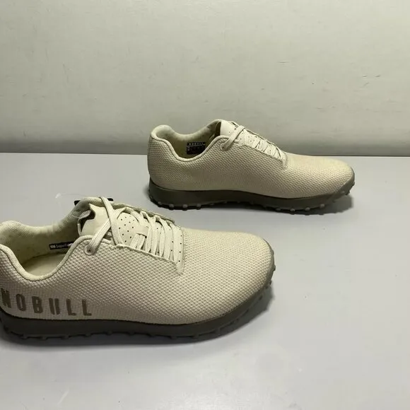 NEW NOBULL Unisex SF Trainer Low Sneakers Size W12.5/M11 Balance Beige Comfort