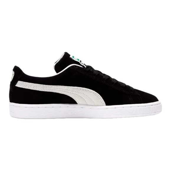 NEW PUMA Suede Classic XXI SNEAKERS Womens 13 Mens 11.5 Black &amp; White SHOE Boxed