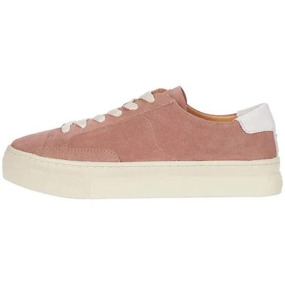 NEW SOLUDOS Suede Ibiza Platform Sneakers Dusty Rose for women 126mn