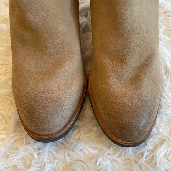 New Sorel tan suede leather After Hours Mid boot 10.5