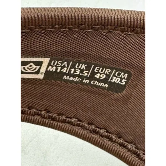 NEW Spenco KHOLO Men's Slide Brown/Tan US Size 14 Medium No Box