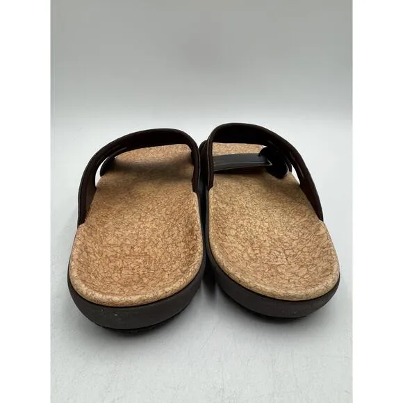 NEW Spenco KHOLO Men's Slide Brown/Tan US Size 14 Medium No Box