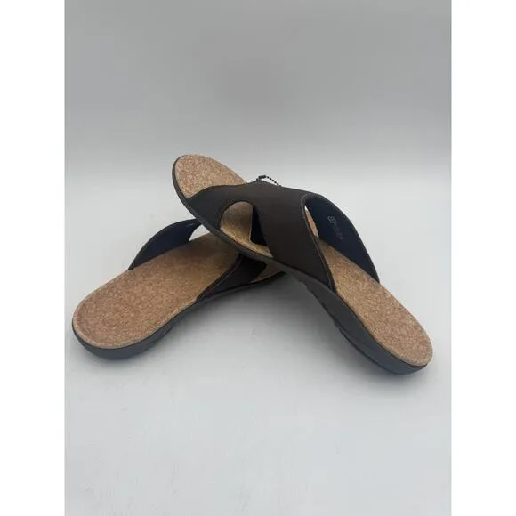 NEW Spenco KHOLO Men's Slide Brown/Tan US Size 14 Medium No Box