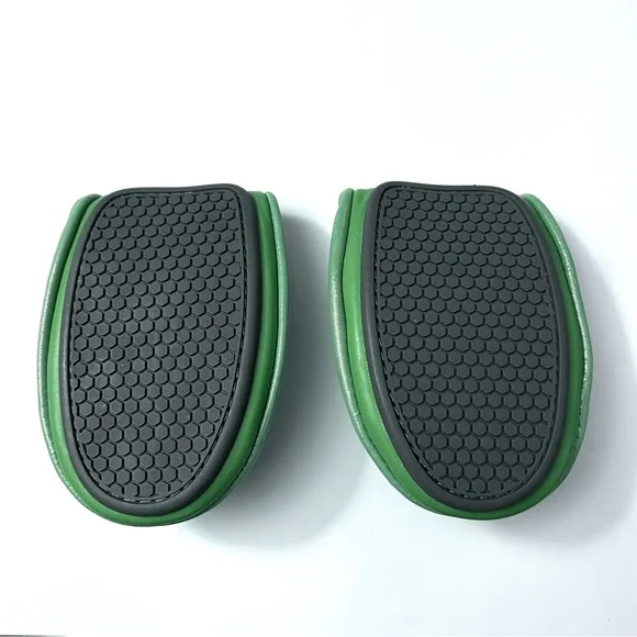 NEW Storehouse Flats Foldable Leather Ballet Flats in Sour Apple Taffy - Size 7