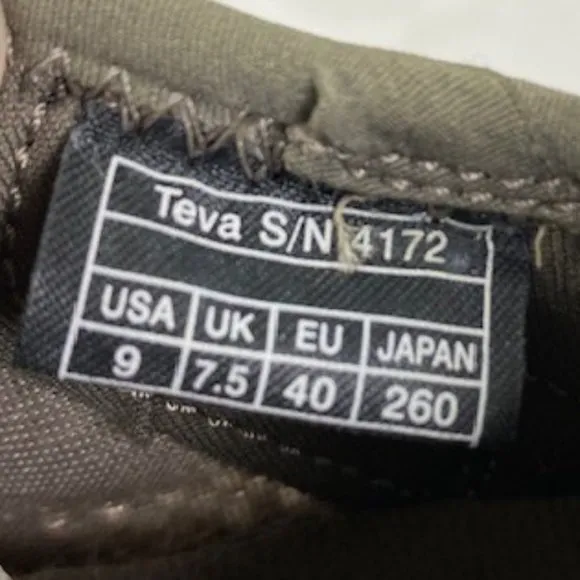 NEW Teva Bungee Cord Churn Water Sneakers Women's size‎ 9