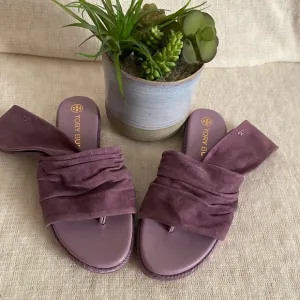 ✨🆕✨New Tory Burch Suede Sling Back Sandals