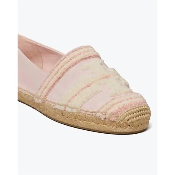 NEW TORY BURCH women's double t espadrille shoes in pink