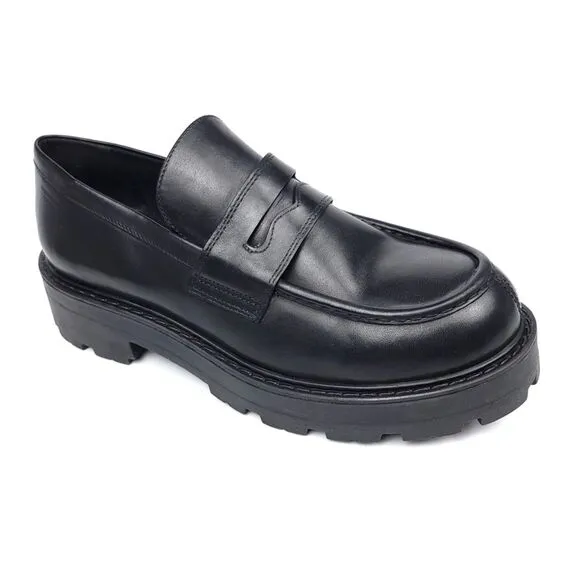 NEW Vagabond Cosmo 2.0 Loafer Dark Academia 90s Platform Grunge Black Leather 11