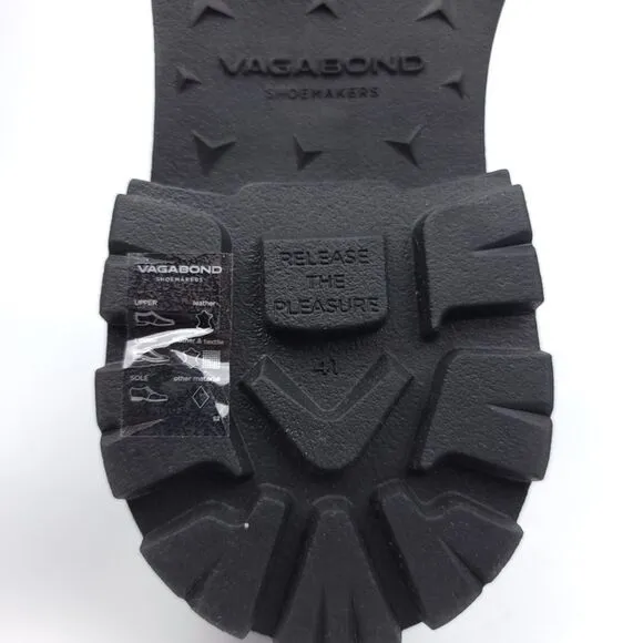 NEW Vagabond Cosmo 2.0 Loafer Dark Academia 90s Platform Grunge Black Leather 11