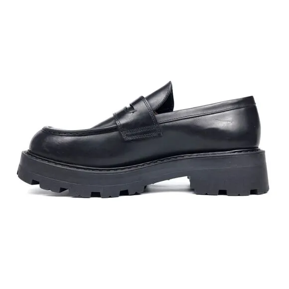 NEW Vagabond Cosmo 2.0 Loafer Dark Academia 90s Platform Grunge Black Leather 11