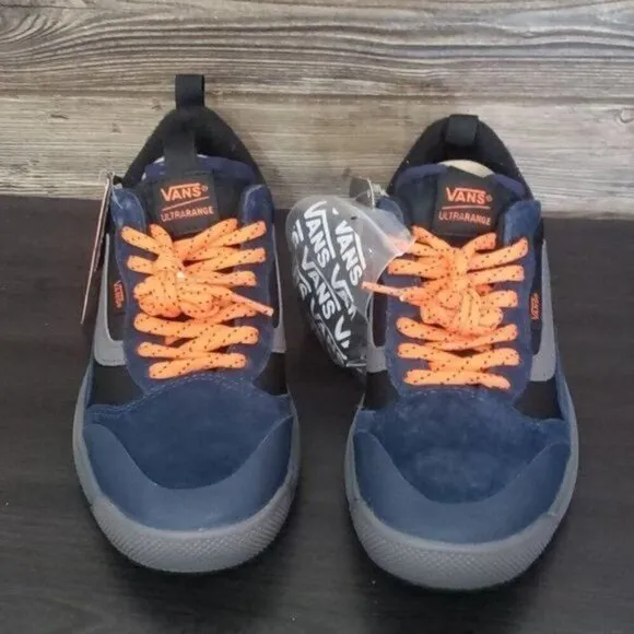 New Vans Ultrarange Exo Blue Gray Black Outdoor Hiking Waterproof Sneakers