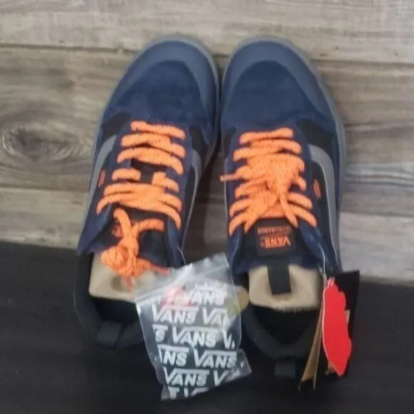 New Vans Ultrarange Exo Blue Gray Black Outdoor Hiking Waterproof Sneakers