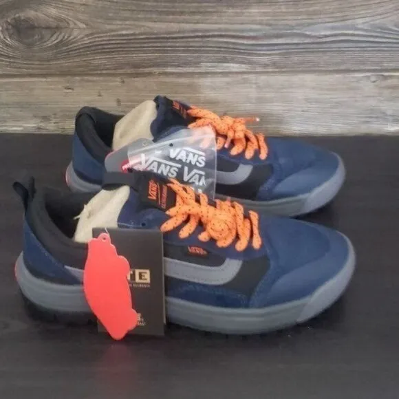 New Vans Ultrarange Exo Blue Gray Black Outdoor Hiking Waterproof Sneakers