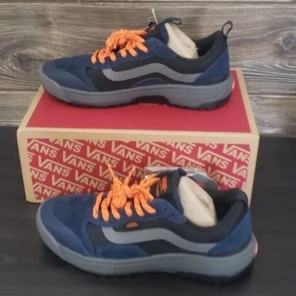 New Vans Ultrarange Exo Blue Gray Black Outdoor Hiking Waterproof Sneakers