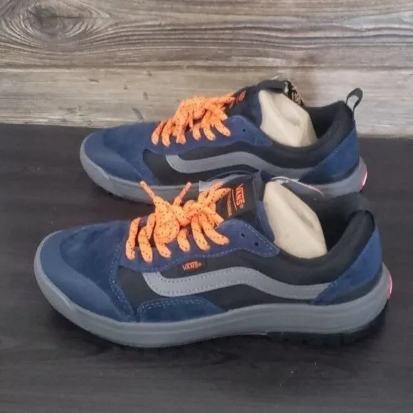 New Vans Ultrarange Exo Blue Gray Black Outdoor Hiking Waterproof Sneakers