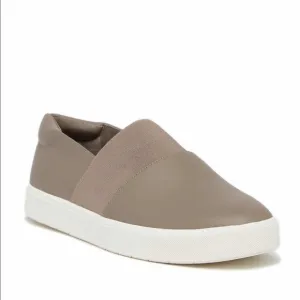 NEW Vince Corbin slip on gray leather sneakers