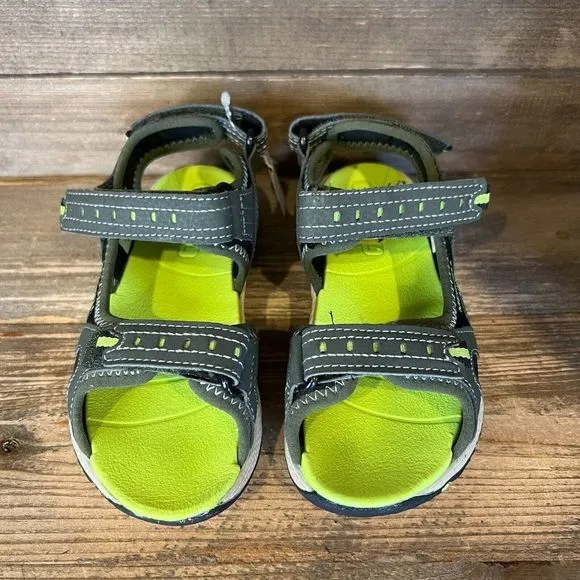 New Childrens Merrell Gray Sandals Strappy Open Toe Comfort Sandals Size‎ 11 C