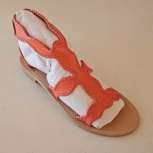 New Jack Roger’s Jackie Gladiator Coral Sandals, Size 9